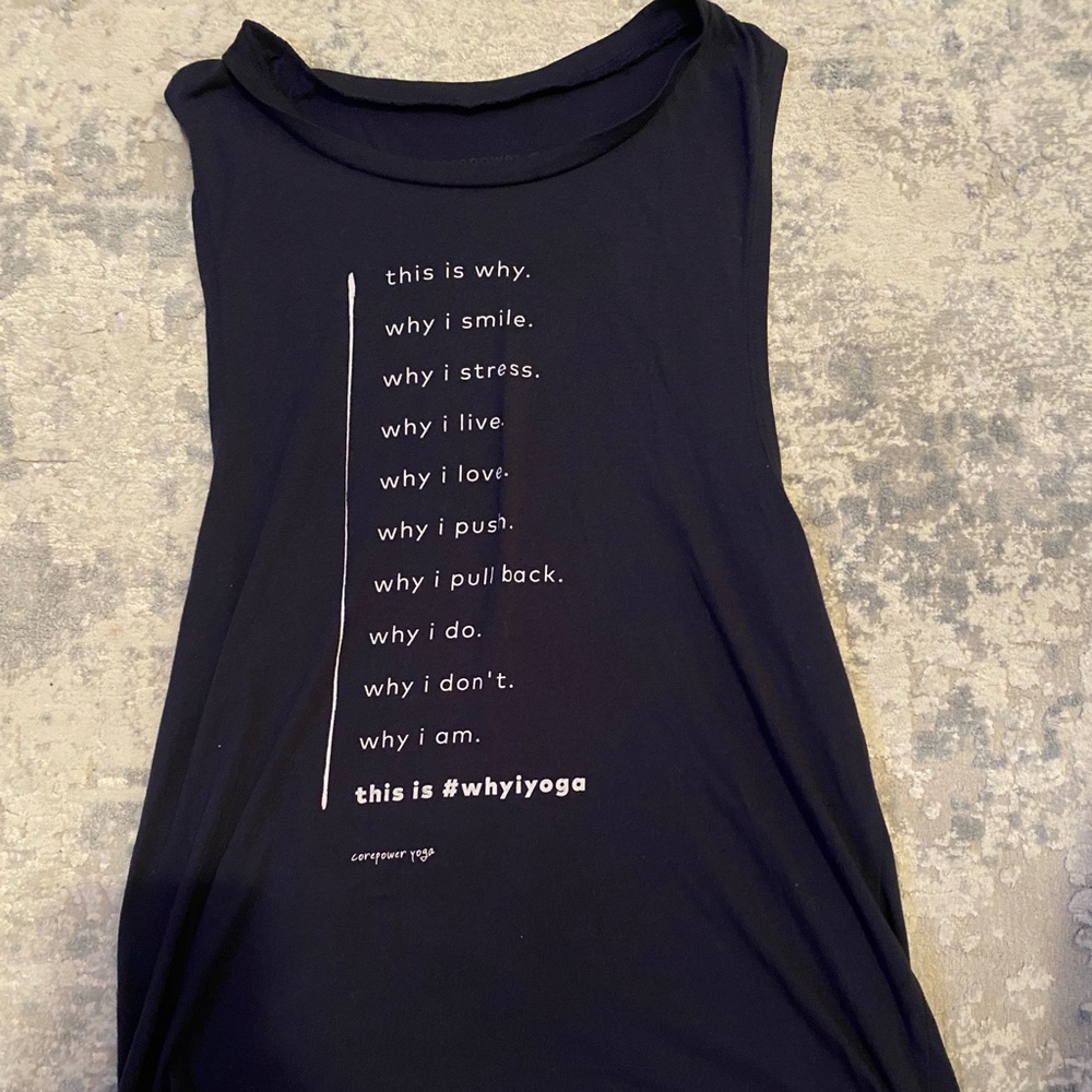 Corepower yoga tank